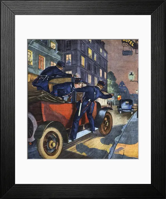 Framed Print : Paris Police / Hit & Run Framed Print : Paris Police / Hit & Run