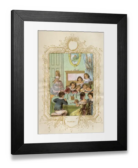Framed Print : Children playing in a nursery Framed Print : Children playing in a nursery