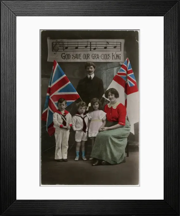 Framed Print : Family / Patriotic 20C Framed Print : Family / Patriotic 20C