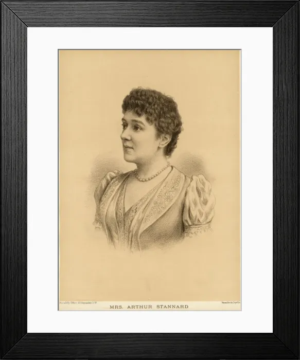 Framed Print : Henrietta Stannard 1889