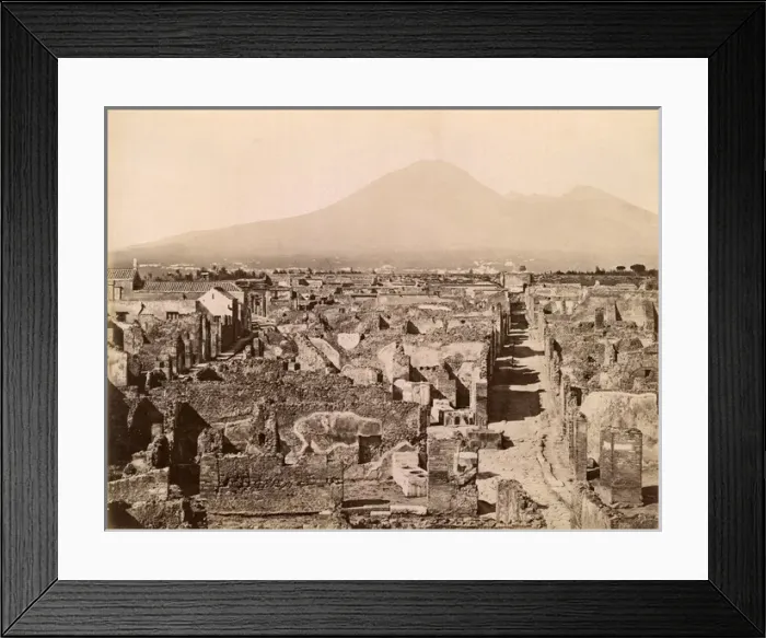 Framed Print : View Across Pompeii Framed Print : View Across Pompeii