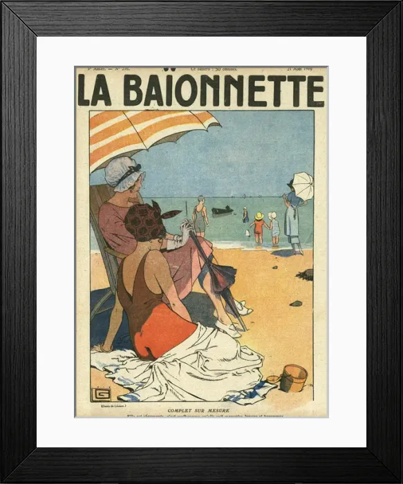 Framed Print : Front cover, La Baionnette Framed Print : Front cover, La Baionnette