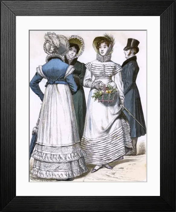 Framed Print : COSTUME FOR 1818-1819 Framed Print : COSTUME FOR 1818-1819
