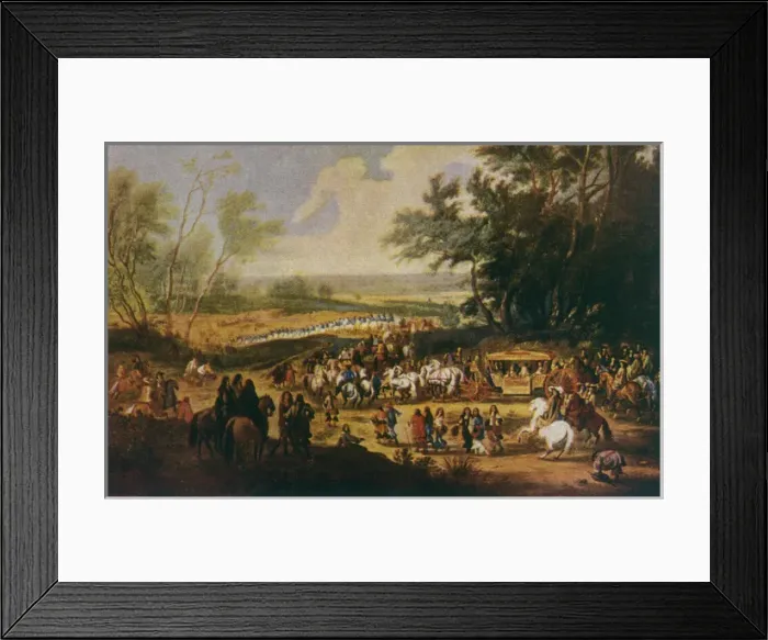 Framed Print : Louis XIV Royal Progress Framed Print : Louis XIV Royal Progress