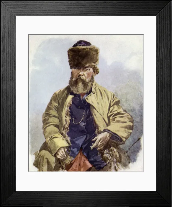 Framed Print : Male Type / Russian 1913 Framed Print : Male Type / Russian 1913