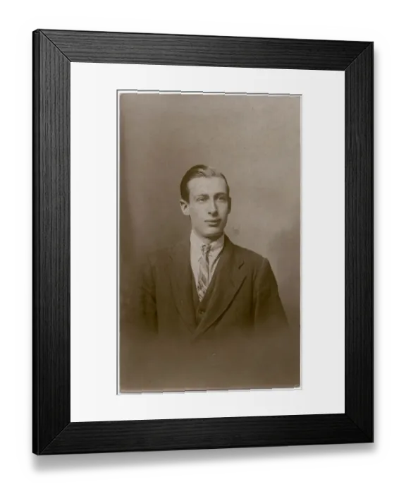 Framed Print : Male Type / Young Man 1916 Framed Print : Male Type / Young Man 1916