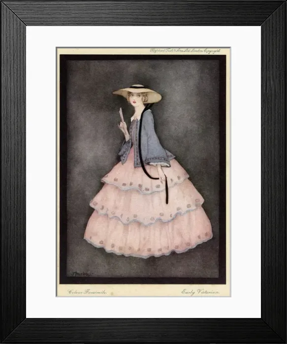 Framed Print : Female Type / Victorian Framed Print : Female Type / Victorian
