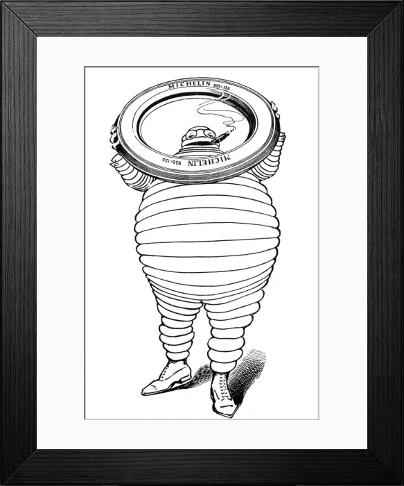 Framed Print : Michelin Tyre Advert Framed Print : Michelin Tyre Advert