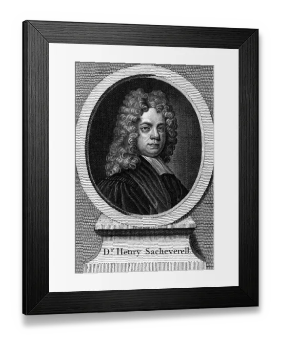 Framed Print : Dr Henry Sacheverel Framed Print : Dr Henry Sacheverel