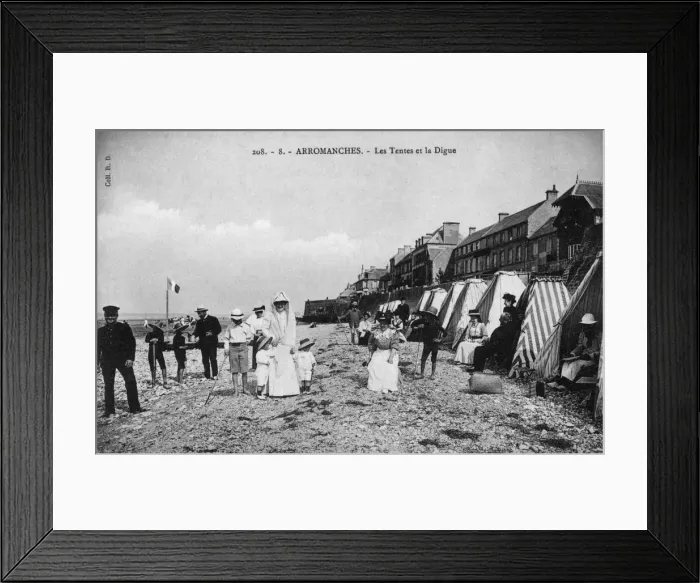 Framed Print : Beach at Arromanches Framed Print : Beach at Arromanches