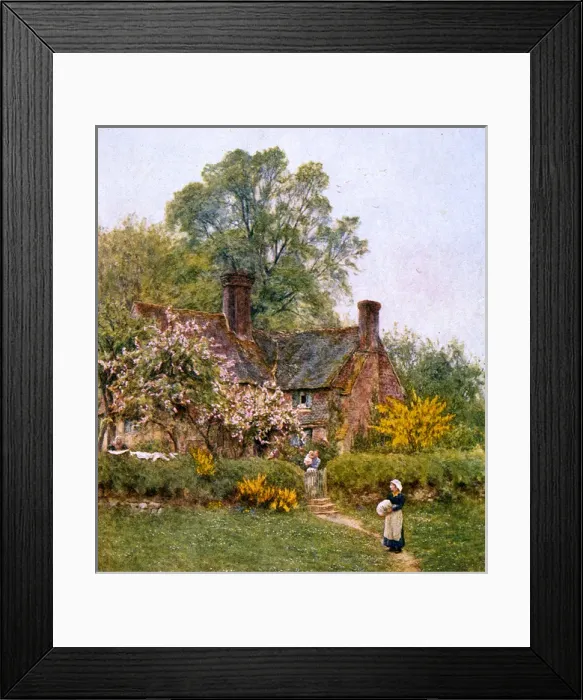 Framed Print : Cottage at Chiddingfold Framed Print : Cottage at Chiddingfold