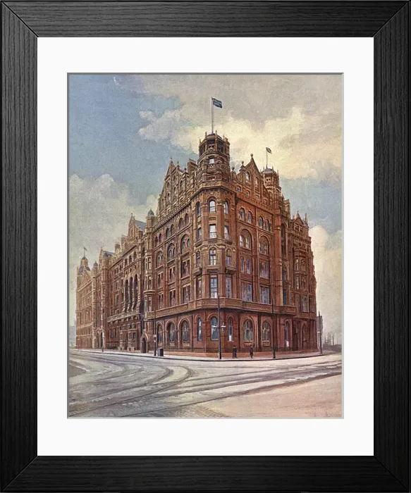 Framed Print : Midland Hotel Manchester Framed Print : Midland Hotel Manchester