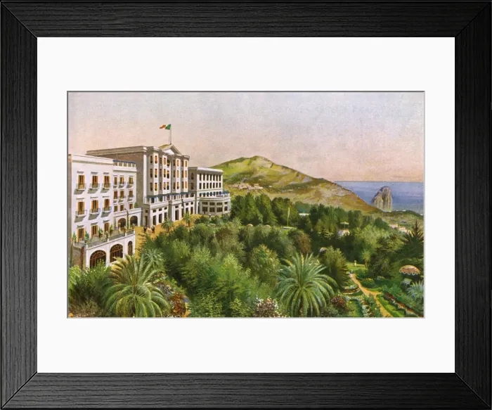 Framed Print : Hotel at Capri Framed Print : Hotel at Capri