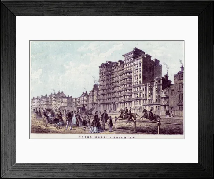 Framed Print : Grand Hotel Brighton Framed Print : Grand Hotel Brighton