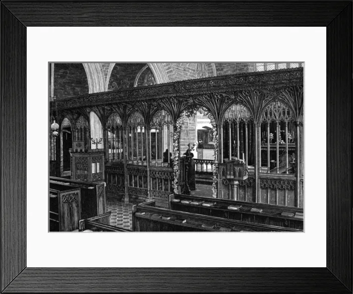 Framed Print : Berry Pomeroy Church Framed Print : Berry Pomeroy Church