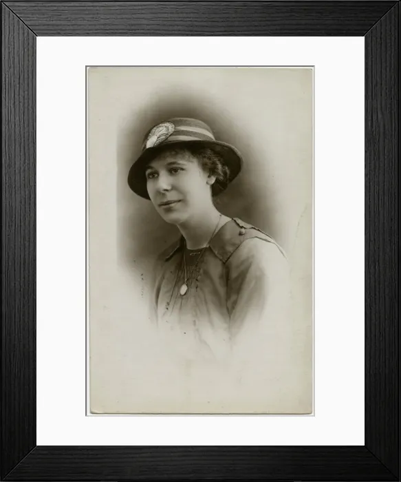 Framed Print : Female Type / 1917 Photo Framed Print : Female Type / 1917 Photo