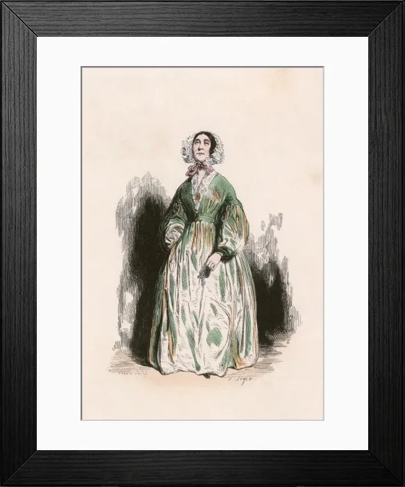 Framed Print : French Maitresse 1850 Framed Print : French Maitresse 1850