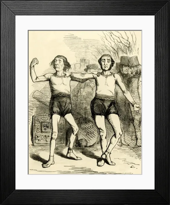 Framed Print : Disraeli / Gladstone 1857 Framed Print : Disraeli / Gladstone 1857