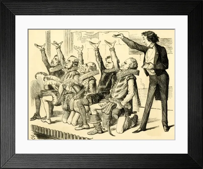 Framed Print : Disraeli  /  Reform  /  Critic