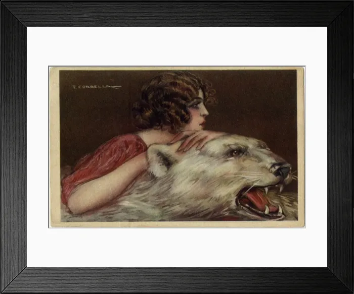 Framed Print : Female Type / Bearskin Framed Print : Female Type / Bearskin