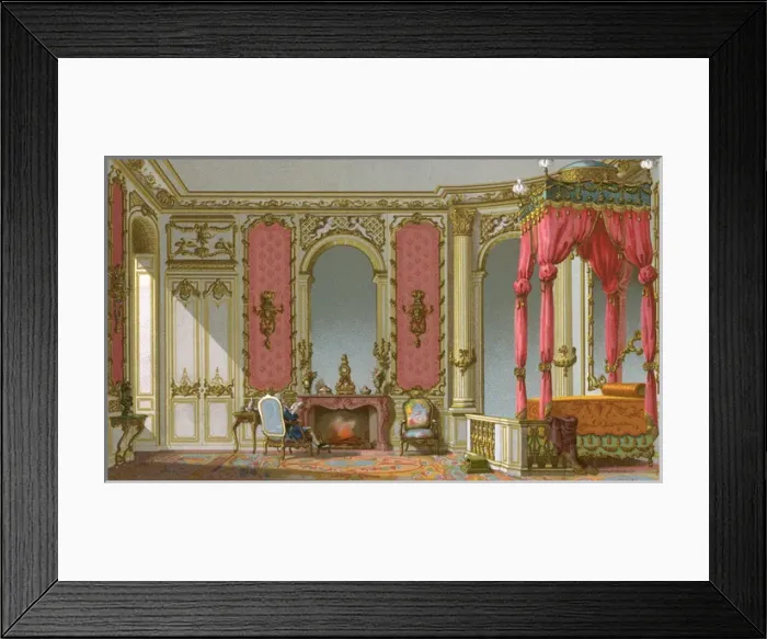 Framed Print : French Bedroom Framed Print : French Bedroom