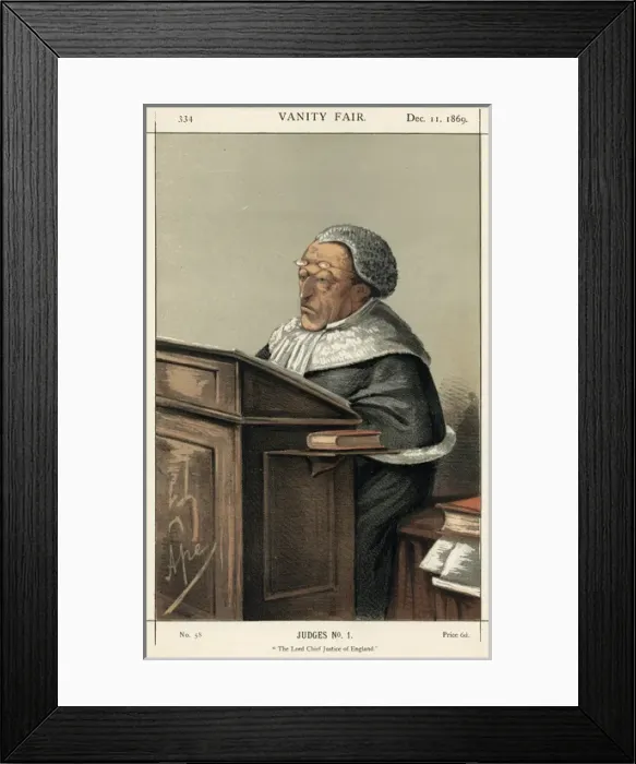 Framed Print : Sir Alexander Cockburn Framed Print : Sir Alexander Cockburn