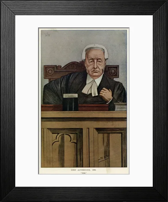 Framed Print : Judge Viscount Alverstone Framed Print : Judge Viscount Alverstone