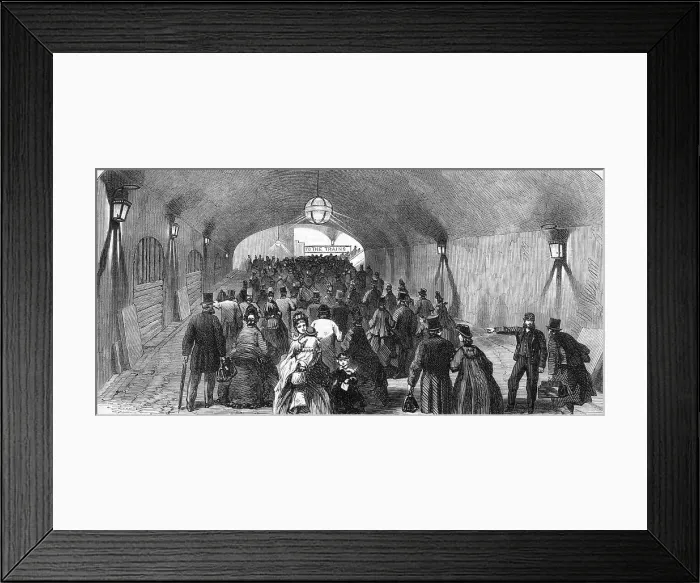 Framed Print : Charing X Covered Way Framed Print : Charing X Covered Way