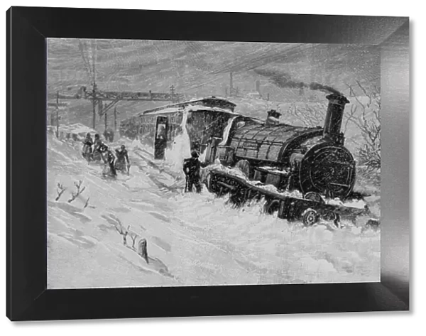 Train Derailed in Snow