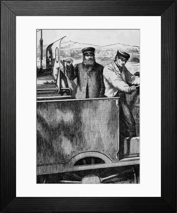 Framed Print : Open Footplate by Day Framed Print : Open Footplate by Day
