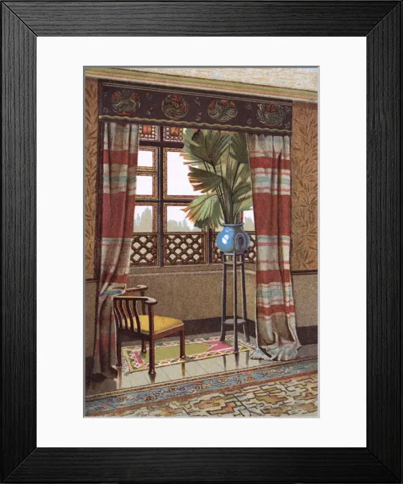 Framed Print : Window Decoration Framed Print : Window Decoration