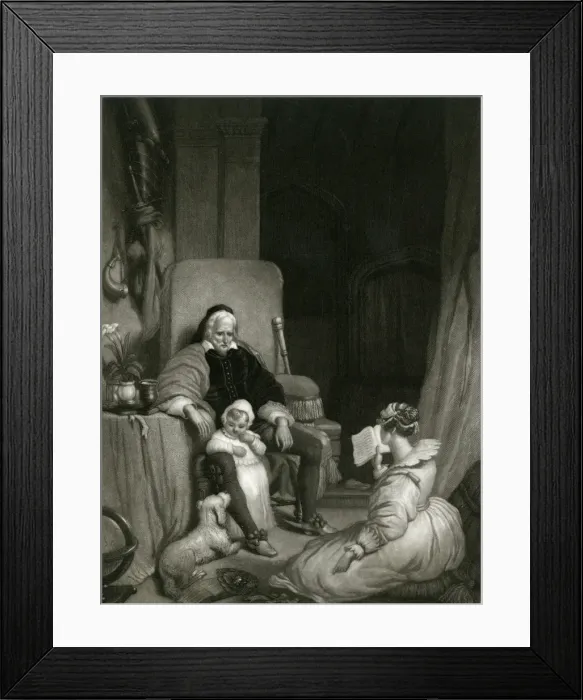 Framed Print : Girl Reading Aloud Framed Print : Girl Reading Aloud