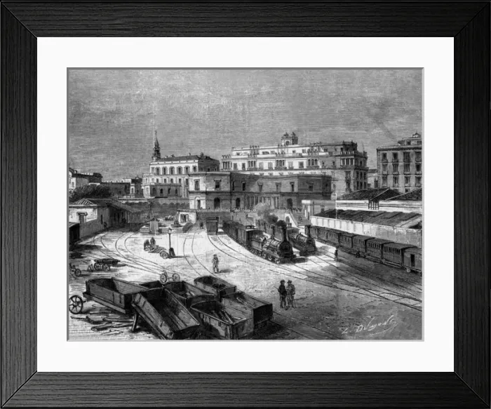 Framed Print : Station at Napoli Framed Print : Station at Napoli