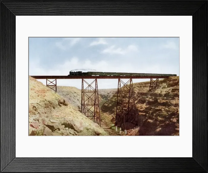 Framed Print : Train over Canyon Diablo Framed Print : Train over Canyon Diablo