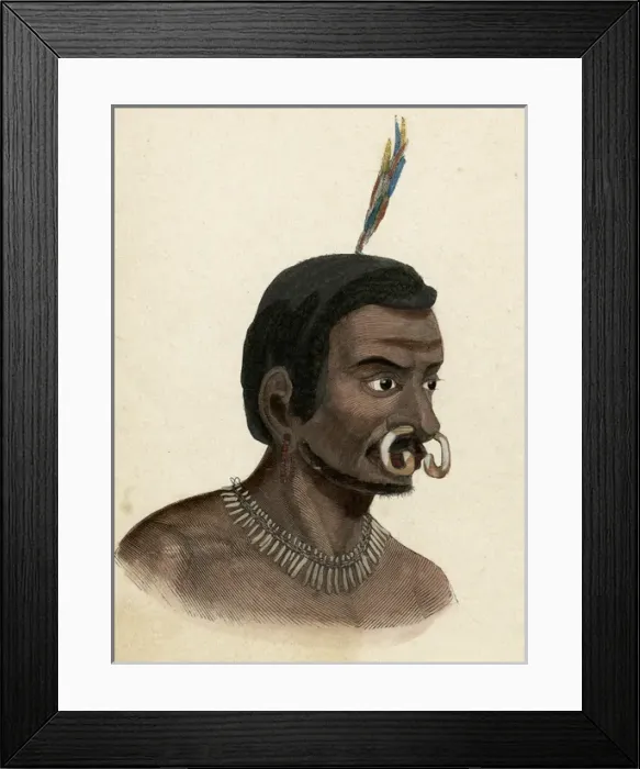 Framed Print : Deformation / New Guinea Framed Print : Deformation / New Guinea
