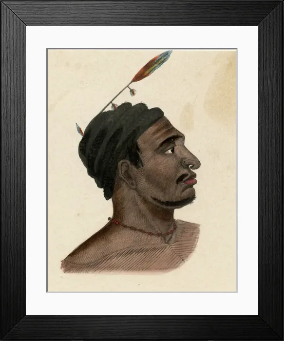 Framed Print : Deformation / New Guinea Framed Print : Deformation / New Guinea