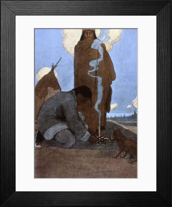 Framed Print : Jack London / White Fang Framed Print : Jack London / White Fang