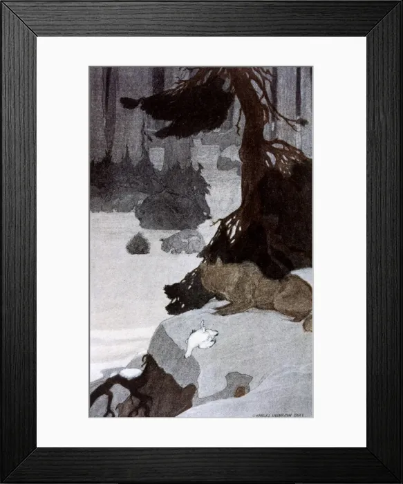 Framed Print : Jack London / White Fang Framed Print : Jack London / White Fang
