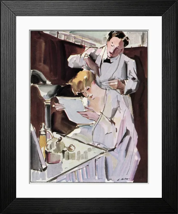 Framed Print : Lady / Hairdresser 1933 Framed Print : Lady / Hairdresser 1933