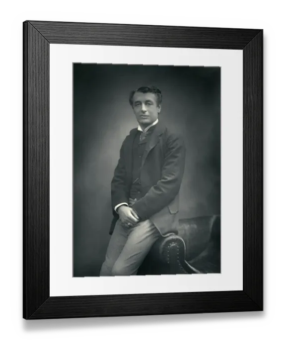 Framed Print : Male Type / Wyndham 1889 Framed Print : Male Type / Wyndham 1889