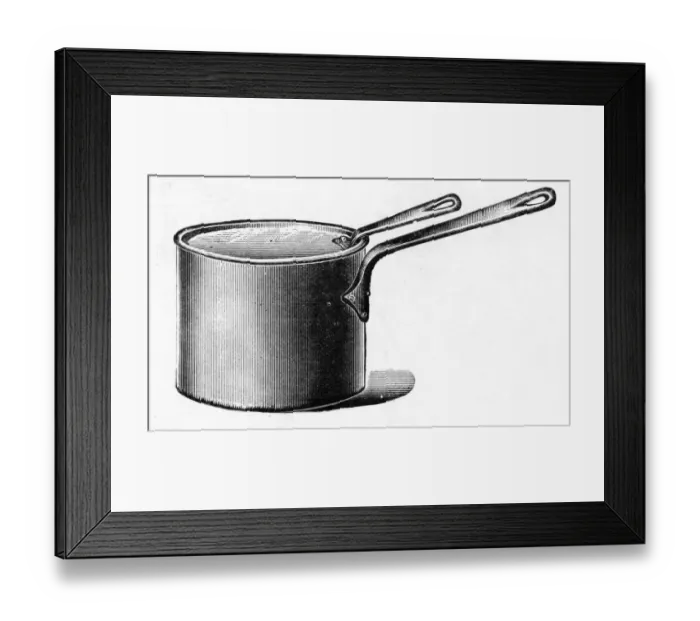 Framed Print : Saucepan C19 Framed Print : Saucepan C19