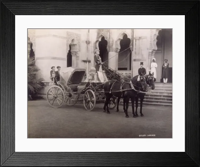 Framed Print : Viceregal Coach, India Framed Print : Viceregal Coach, India