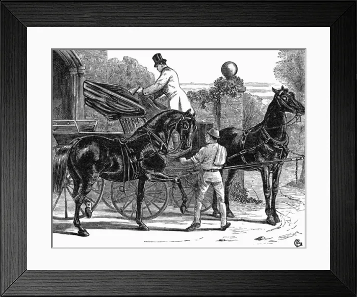 Framed Print : Mail Phaeton 1872 Framed Print : Mail Phaeton 1872