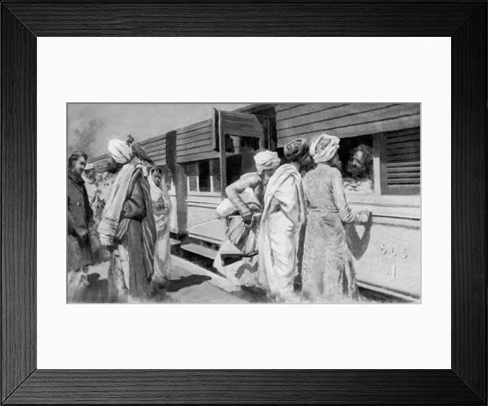 Framed Print : First Class / India / 1894 Framed Print : First Class / India / 1894