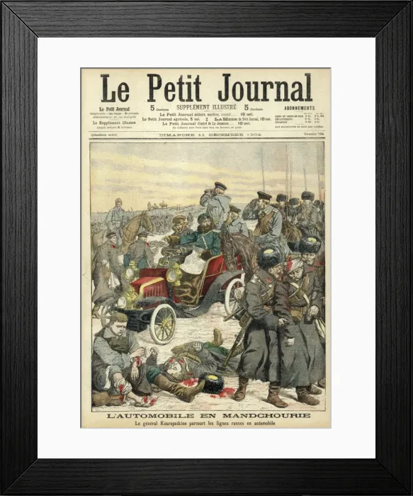 Framed Print : Russian General in Car2 Framed Print : Russian General in Car2