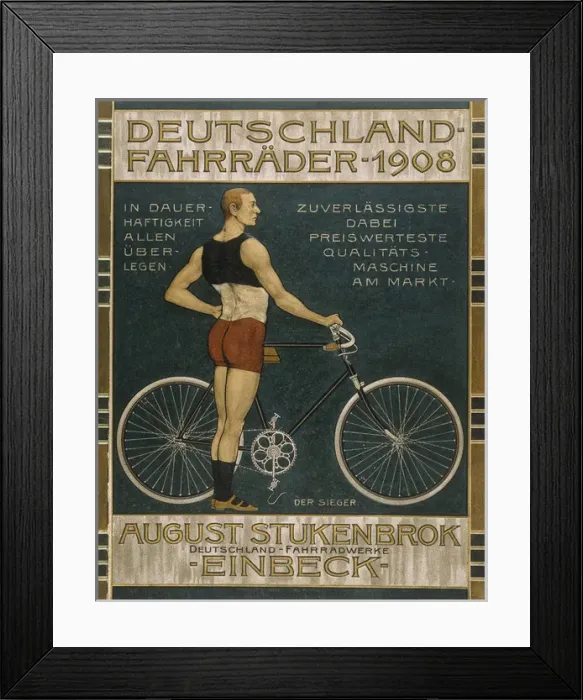 Framed Print : German Cycle Catalogue Framed Print : German Cycle Catalogue