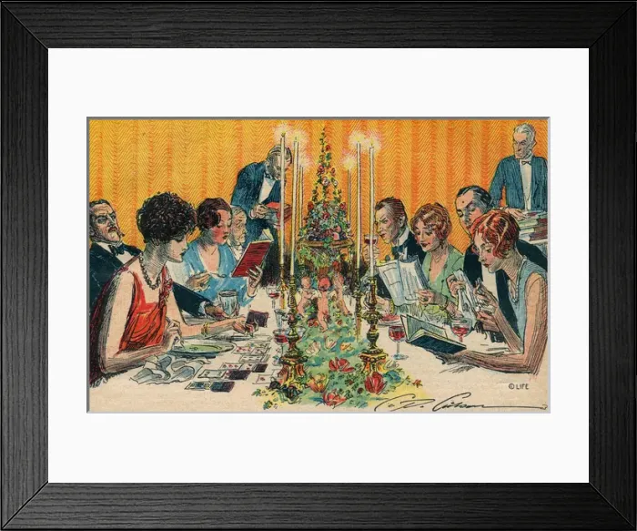 Framed Print : Ladies Read at Table Framed Print : Ladies Read at Table