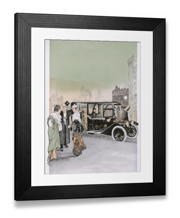 Framed Print : ALCO 1913. The Alco offers you a seven- passenger vehicle - all the family Framed Print : ALCO 1913. The Alco offers you a seven- passenger vehicle - all the family