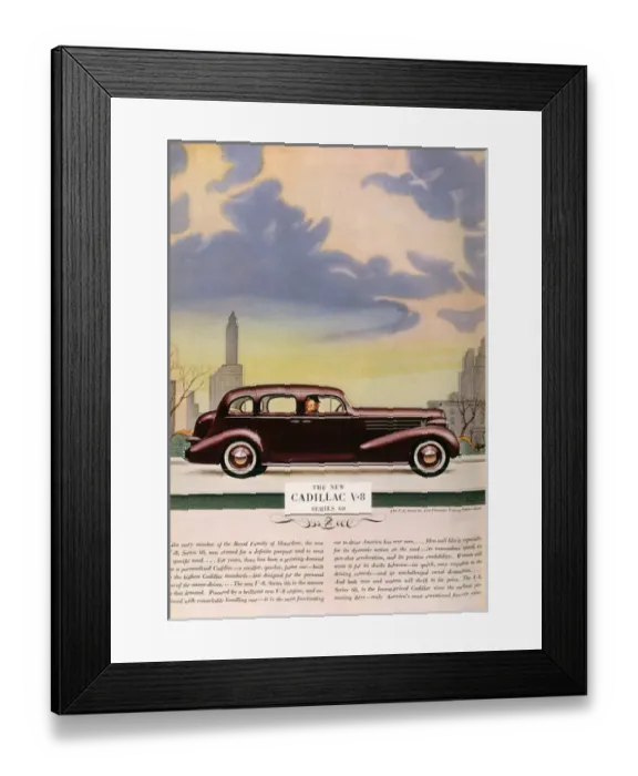 Framed Print : Cadillac V-8 Series 60 Framed Print : Cadillac V-8 Series 60