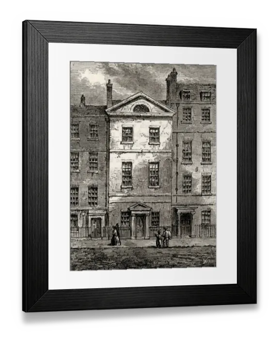 Framed Print : NELL GWYNs HOUSE 1820 Framed Print : NELL GWYNs HOUSE 1820